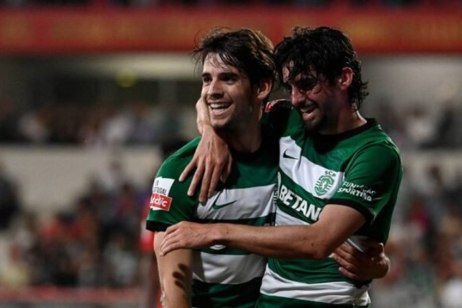 Sporting amassou o Gil Vicente fora de casa -  (crédito: Foto: MIGUEL RIOPA/AFP via Getty Images)