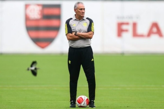 Tite busca tricampeonato brasileiro como treinador -  (crédito: Foto: Marcelo Cortes/CRF)