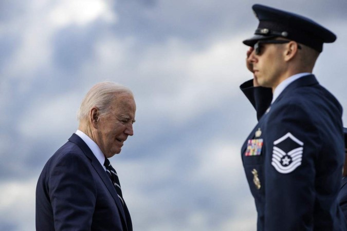 Joe Biden, presidente dos Estados Unidos -  (crédito: SAMUEL CORUM / AFP)