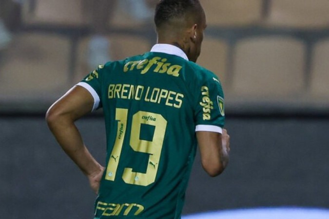 Breno Lopes recusou a proposta do Santos e permanece no Palmeiras - Foto: Fabio Menotti/Palmeiras -  (crédito:  FABIO MENOTTI)