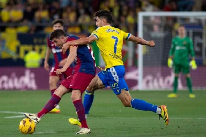 Barcelona vence e ainda sonha com o título do Campeonato Espanhol -  (crédito:  AFP via Getty Images)