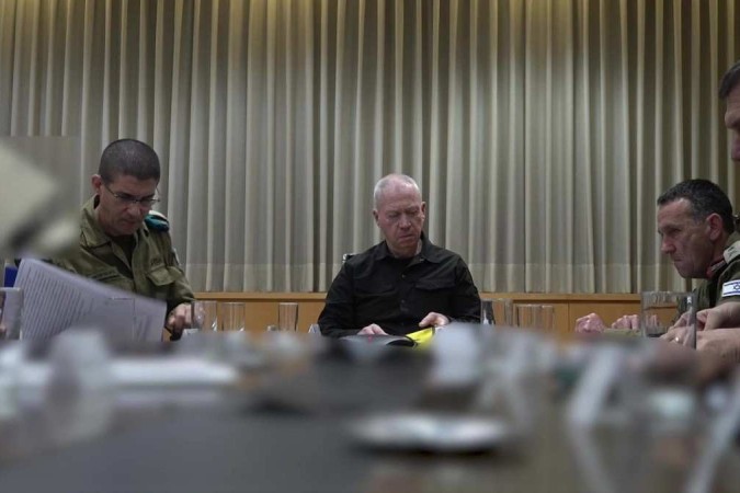 O premiê israelense Benjamin Netanyahu tinha garantido antes do ataque que o país estava ‘preparado’ para enfrentar um ‘ataque direto do Irã’ -  (crédito: GPO (Government press office) / IDF (Israeli Defense forces) / Israeli Ministry of Defence / AFP)