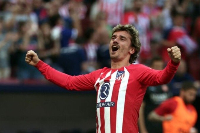 Griezmann marcou duas vezes na vitória do Atletico de Madrid sobre o Girona - Foto: THOMAS COEX/AFP via Getty Images -  (crédito: Foto: THOMAS COEX/AFP via Getty Images)