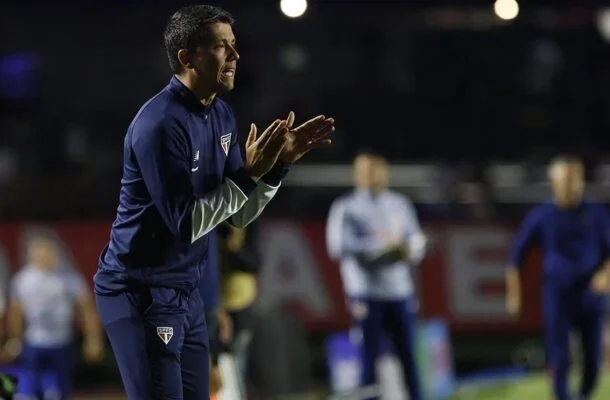 São Paulo saiu derrotado para o Fortaleza no MorumBIS -  (crédito: Foto: Rubens Chiri / São Paulo FC)