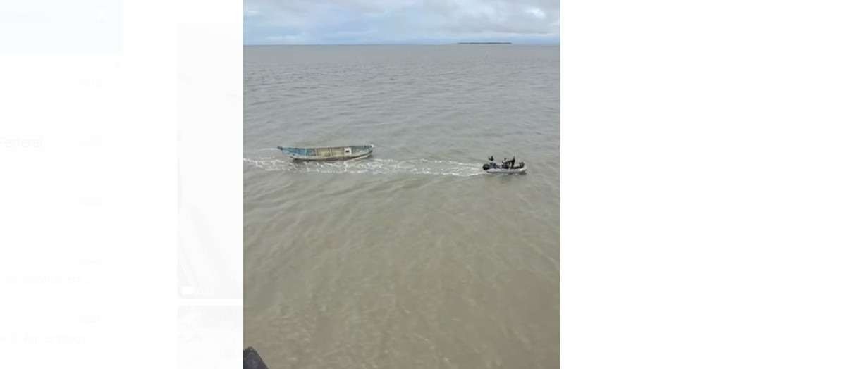 Vídeo: PF inicia ação para resgatar corpos encontrados em barco no Pará