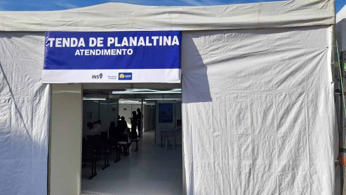 Com estrutura ampliada, tenda de hidratação é inaugurada em Planaltina