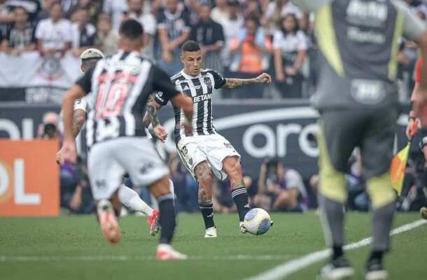 Corinthians e Atlético ficaram no empate em jogo cercado de polêmicas da arbitragem  -  (crédito: - Foto: Pedro Souza / Atlético)