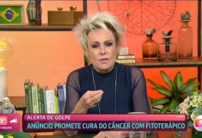 Ana Maria Braga
 -  (crédito: Reprodução Globo)