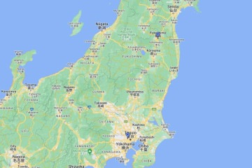 Mapa Japão  -  (crédito: Google Maps)
