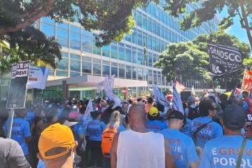 Servidores públicos manifestação -  (crédito: Francisco Artur/CB.D.A/PRESS)