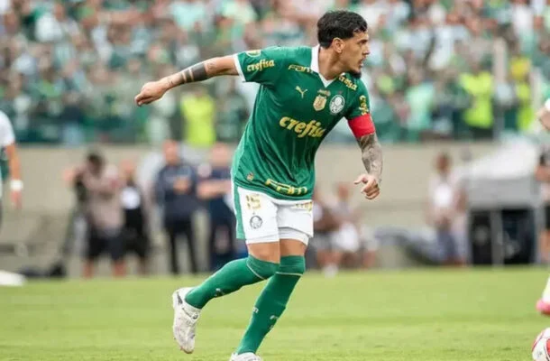 Gustavo Gómez lamentou derrota do Palmeiras para o Inter -  (crédito: Foto: Ronaldo Barreto/Ag. Paulistão)