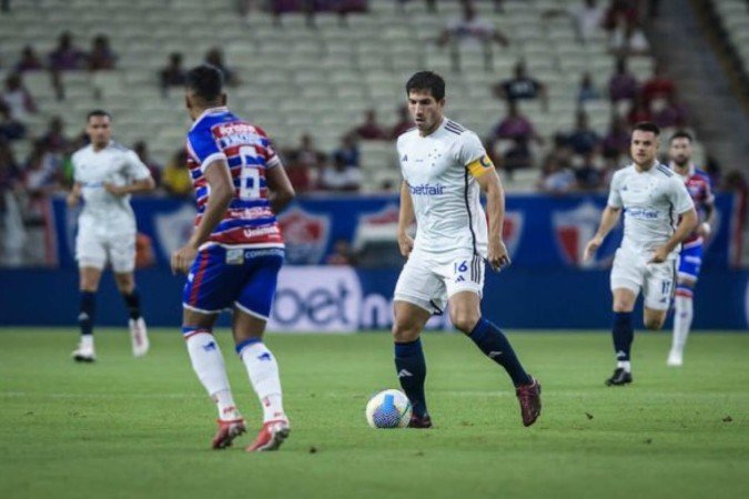 Matheus Pereira foi o melhor nome do Cruzeiro no empate com o Fortaleza -  (crédito: Foto: Divulgação)