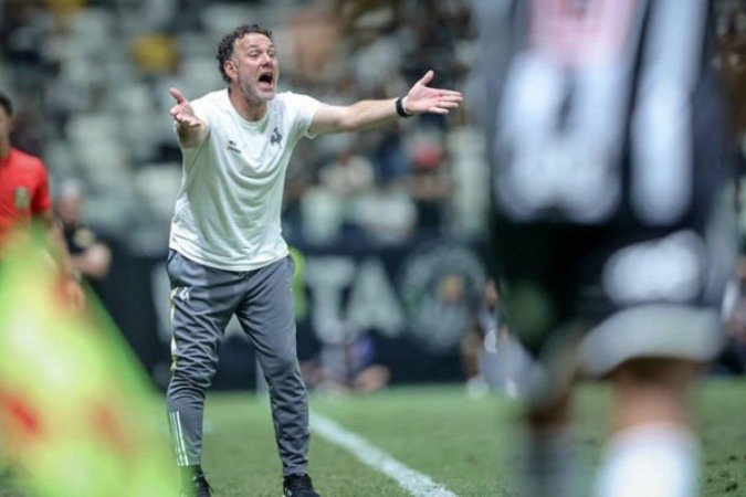 Milito lamentou a falta de eficiência do Atlético contra o Criciúma - Foto: Pedro Souza / Atlético - (crédito: Foto: Pedro Souza / Atlético) Milito lamentou a falta de eficiência do Atlético contra o Criciúma - Foto: Pedro Souza / Atlético - (crédito: Foto: Pedro Souza / Atlético)