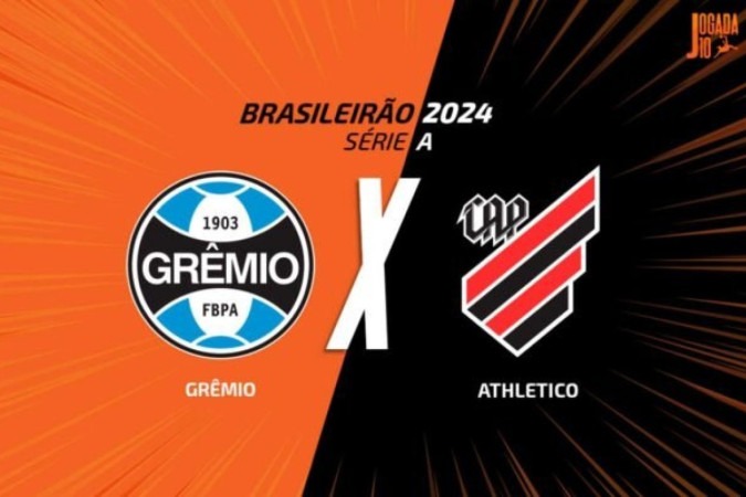 Grêmio x Athletico -  (crédito: Foto: Arte Jogada10)