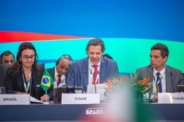 O chefe da equipe econômica reforçou que a reforma da governança global é uma prioridade da presidência brasileira do G20 -  (crédito: Ministério da Fazenda )
