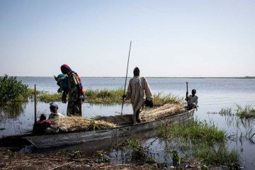 As vítimas eram agricultores e pescadores que deixaram a cidade de Monguno em direção às margens do lago Chade. -  (crédito:  Sylvain Cherkaoui/Cosmos for MSF)