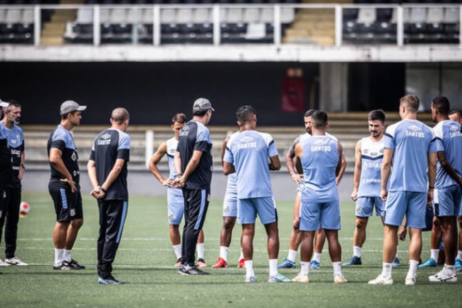 Santos inscreve 27 jogadores para estreia na Série B -  (crédito: Foto: Raul Baretta/ Santos FC.)