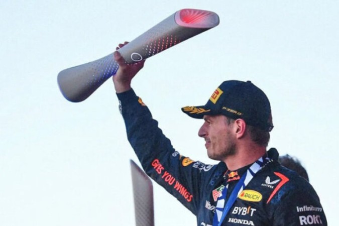 Max Verstappen comemora vit..ria no GP do Jap..o.Reprodu....o/Twitter/Max Verstappen
     -  (crédito: Foto: Reprodução / Vasco Tv)