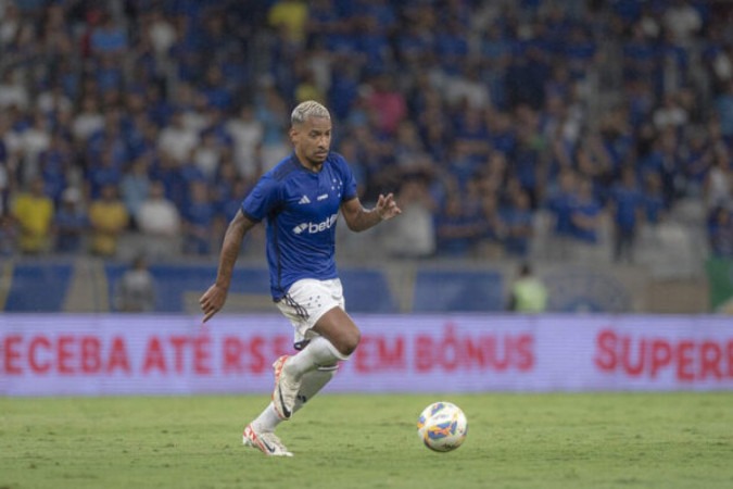 Matheus Pereira em campo pelo Cruzeiro -  (crédito: Foto: Staff Images/Cruzeiro)