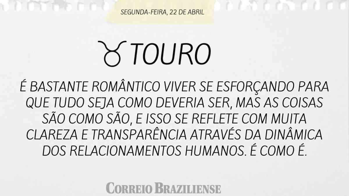 TOURO | 22 DE ABRIL DE 2024