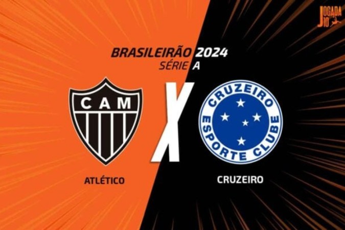 Atlético x Cruzeiro -  (crédito: Foto: Arte Jogada10)