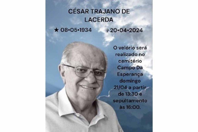 César Trajano de Lacerda foi administrador de diversas cidades do DF e ex-deputado distrital