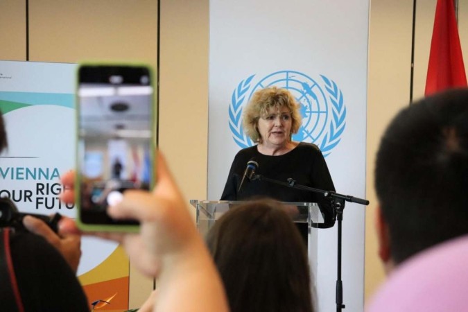 A Relatora Especial das Nações Unidas sobre a situação de pessoas Defensoras de Direitos Humanos, Mary Lawlor, cumpriu missão no Brasil entre os dias 8 e 19 de abril  -  (crédito: Divulgação/Nações Unidas Brasil)