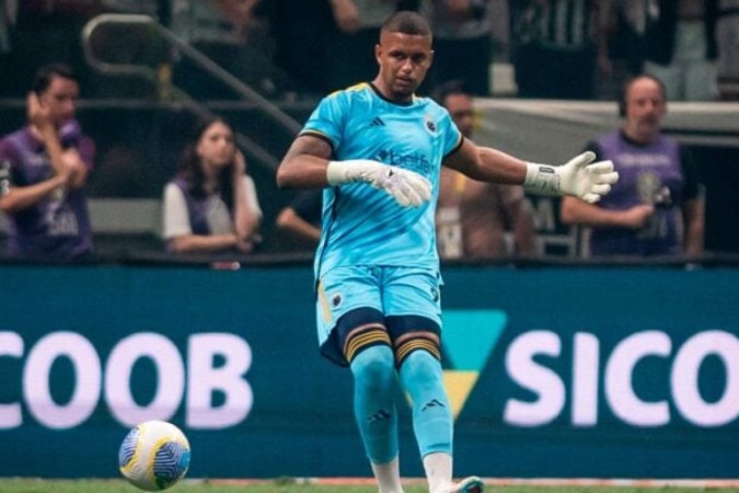 Anderson se tornou titular do Cruzeiro após a saída de Rafael Cabral -  (crédito: Foto: Staff Images / Cruzeiro)