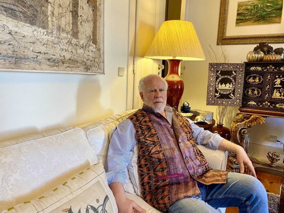  2024 Crédito: Vicente Nunes/CB/D.A Press. Mundo. 50 anos da Revolução dos Cravos. Na Foto António Luís Cotrim, ex-preso político, embaixador aposentado 