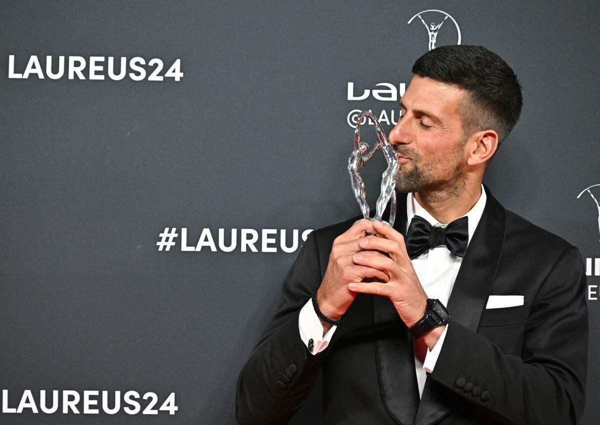 Djokovic leva principal categoria do Prêmio Laureus pela 5ª vez 