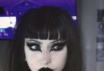 Maquiagem gótica -  (crédito: Talys/Pinterest)