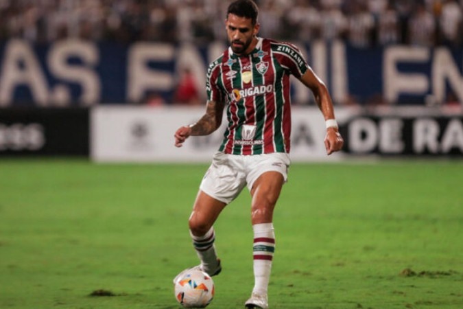 Keno estÃ¡ perto de retornar aos gramados pelo Fluminense -  (crédito: - Foto: Lucas MerÃ§on/Fluminense)