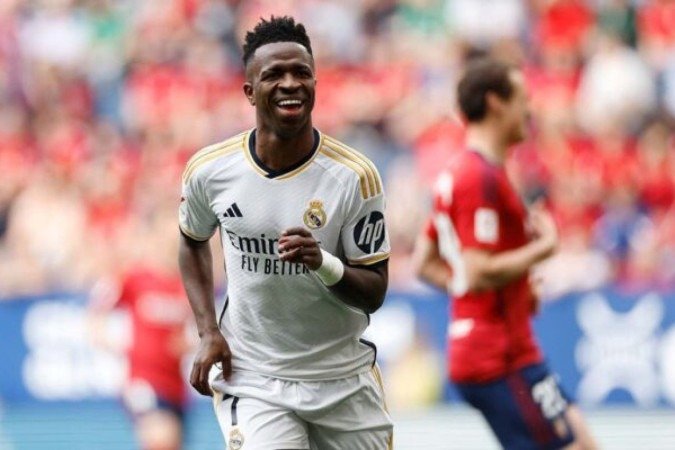 Vinícius Jr foi criticado pela imprensa  -  (crédito: Foto: Divulgação/Real Madrid)