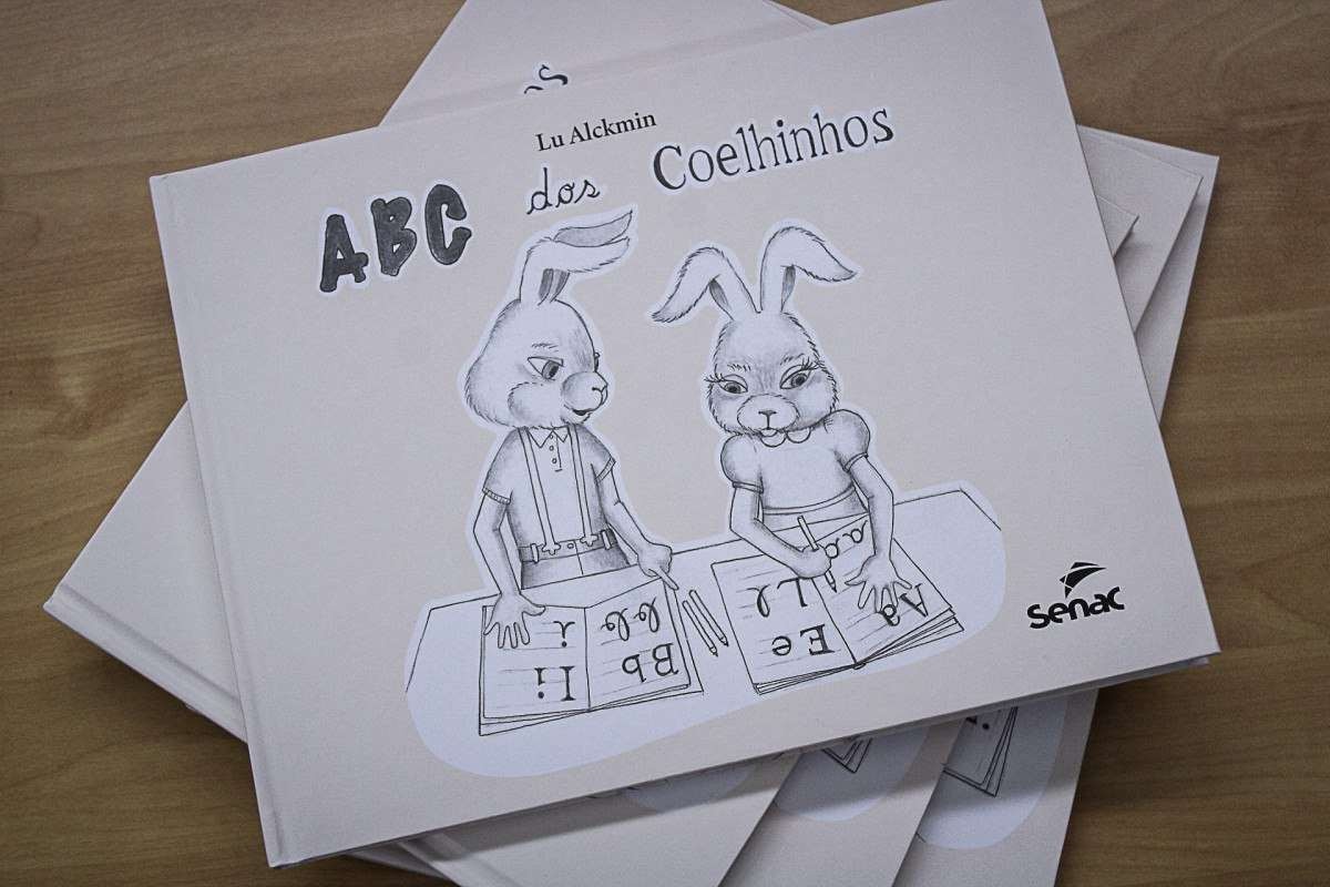 O livro ABC dos Coelhinhos, de Lu Alckmin, foi lançado pela Editora Senac-DF