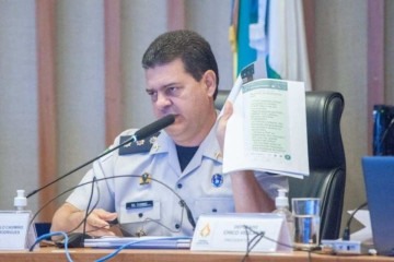 Marcelo Casimiro e outros colegas do Alto-Comando da PMDF no 8/1 são réus por vários crimes -  (crédito: Carlos Gandra/Agência CLDF)