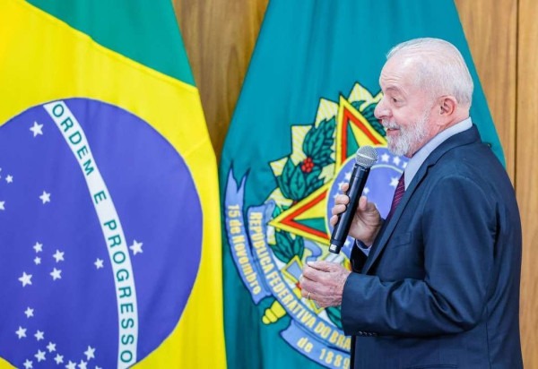 Lula também disse que não esqueceu das promessas de campanha, principalmente a respeito dos preços dos alimentos. 
 -  (crédito: Ricardo Stuckert / PR)