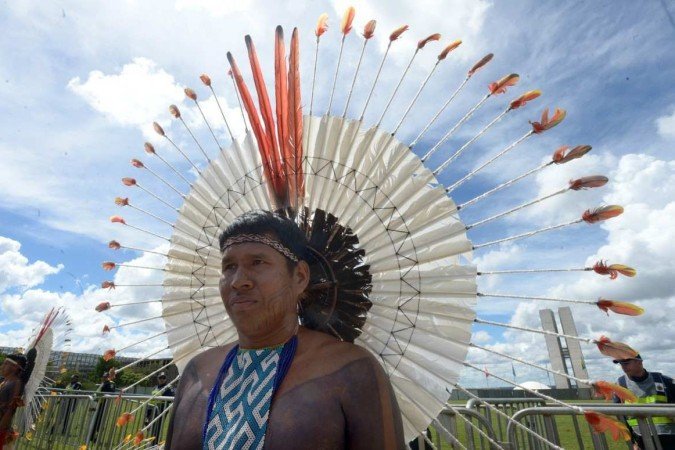 Acampamento Terra Livre - (crédito: Ed Alves/CB/DA.Press) Acampamento Terra Livre - (crédito: Ed Alves/CB/DA.Press)
