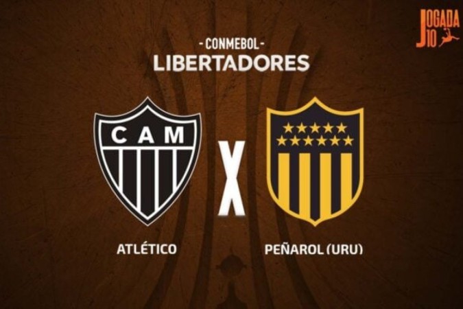 Atlético x Peñarol -  (crédito: Foto: Arte Jogada10)