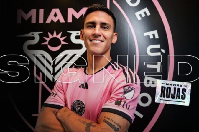 Rojas assinou contrato com clube da Flórida até o fim do ano -  (crédito: Foto: Divulgação/Inter Miami)
