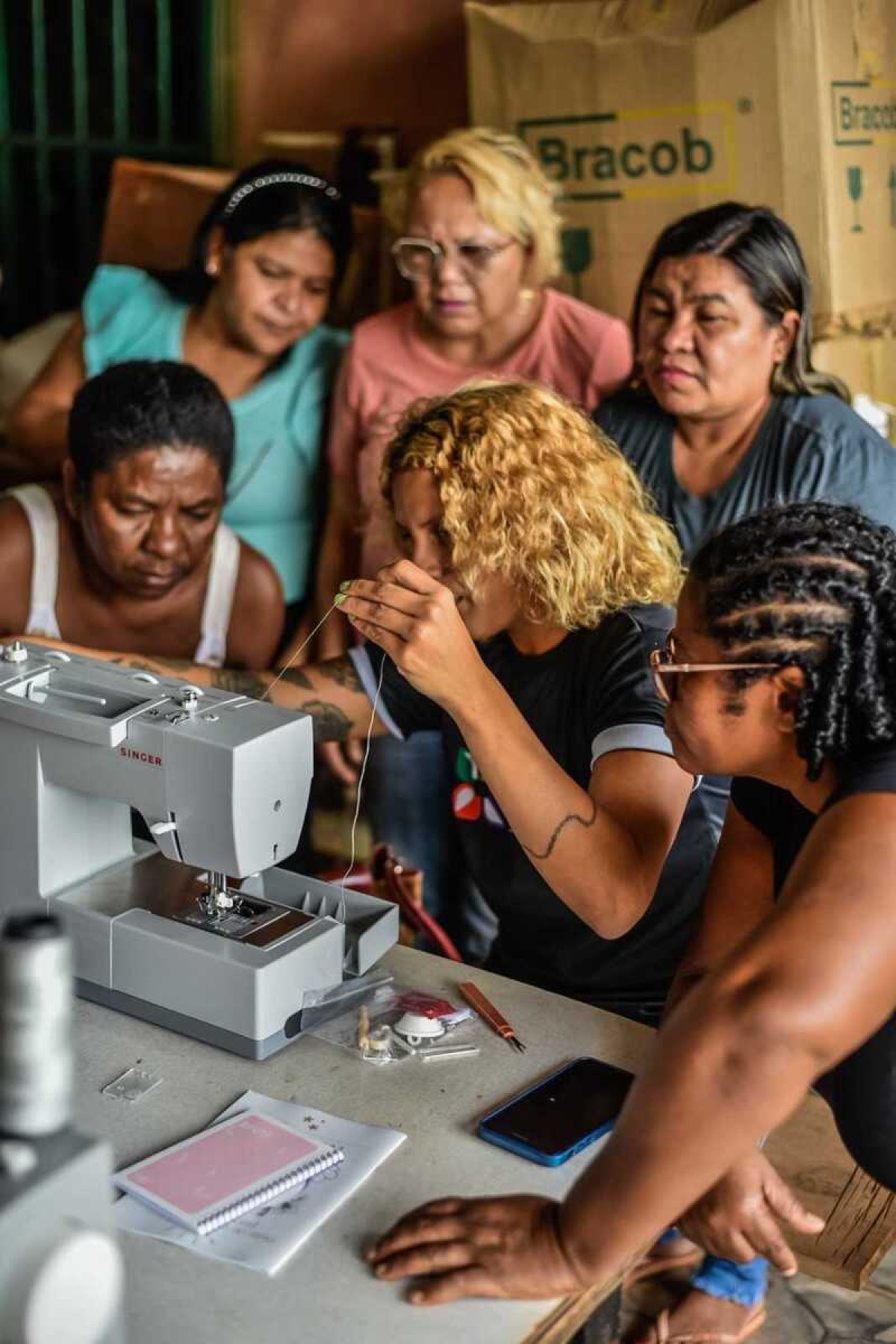 Projeto Flores do Cerrado oferece cursos gratuitos de capacitação para mulheres em situação de vulnerabilidade no Recanto das Emas