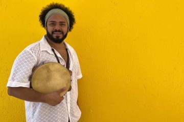 O músico Negro Grilo, diretor da peça infantil -  (crédito: Divulgação)