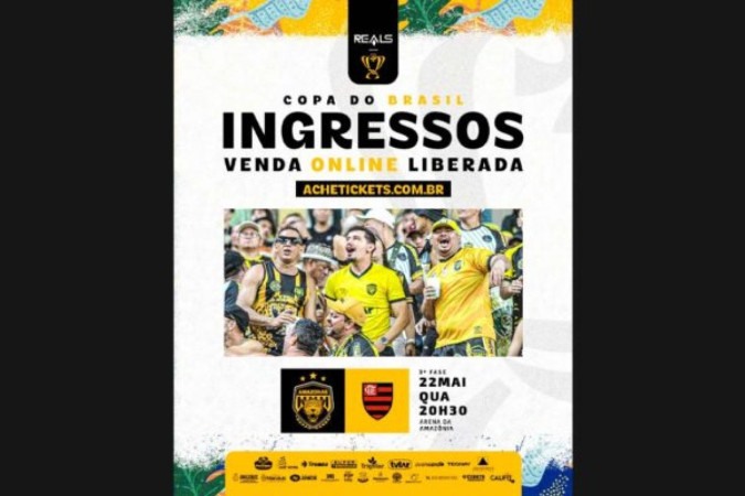 Valor dos ingressos -  (crédito: Foto: Divulgação / Amazonas FC)