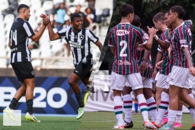 Botafogo e Fluminense medem forças no Nilton Santos -  (crédito: Foto: Lucas Bayer/Jogada10)