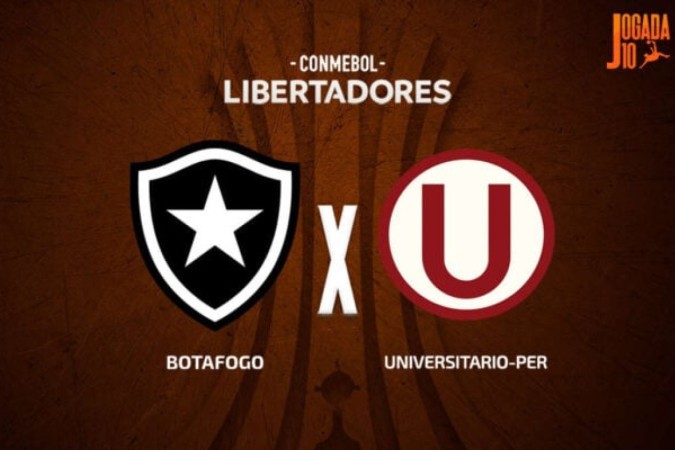 Botafogo x Universitario -  (crédito: Foto: Arte Jogada10)