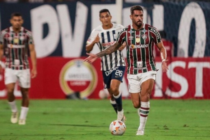 Renato Augusto analisou o afastamento do quarteto às vésperas do jogo do Fluminense pela Libertadores  -  (crédito:  - Foto: Lucas Merçon/Fluminense)