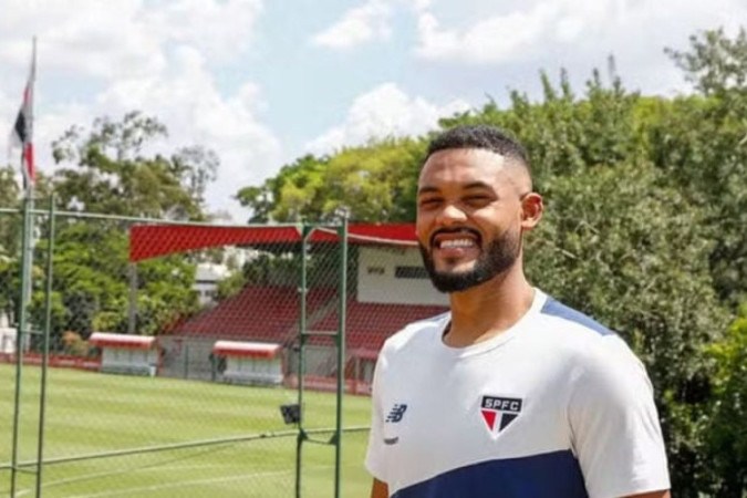 Sabino ainda não estreou pelo São Paulo -  (crédito: Foto: Divulgação/São Paulo FC)