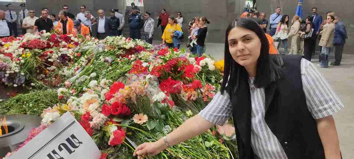 Olya Shahinyan, 27 anos: todos os membros da fam&iacute;lia da tatarav&oacute; foram assassinados