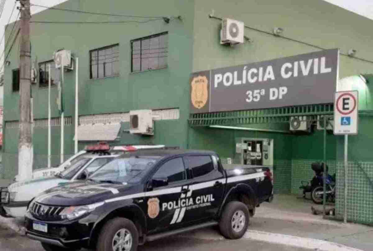 Policiais civis da 35ª Delegacia de Polícia (Sobradinho II) prenderam um homem acusado de roubar e estuprar uma mulher 
 -  (crédito: Divulgação/PCDF)