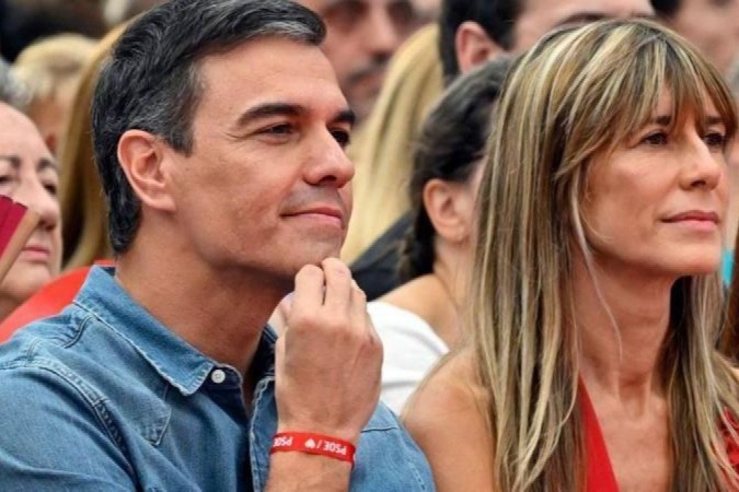 O líder do Partido Socialista Operário Espanhol (PSOE) atribui a denúncia contra a sua esposa, Begoña Gómez, a 'uma operação de assédio e difamação' -  (crédito: Getty Images)