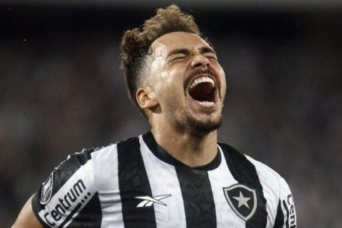 Eduardo marca dois gols e garante vitória na Libertadores -  (crédito: Foto: Vítor Silva/BFR)